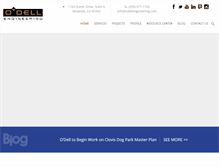 Tablet Screenshot of odellengineering.com
